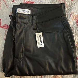 New with tags old navy leather pants